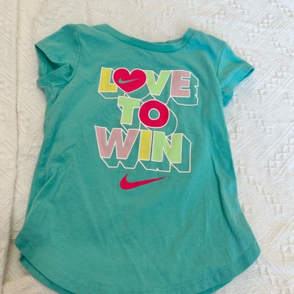 Nike Kids' Teal Graphic T-Shirt